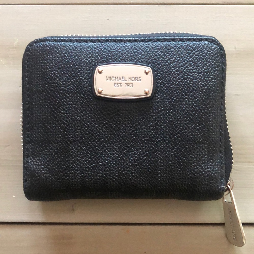 MK black wallet